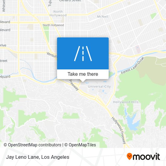Mapa de Jay Leno Lane