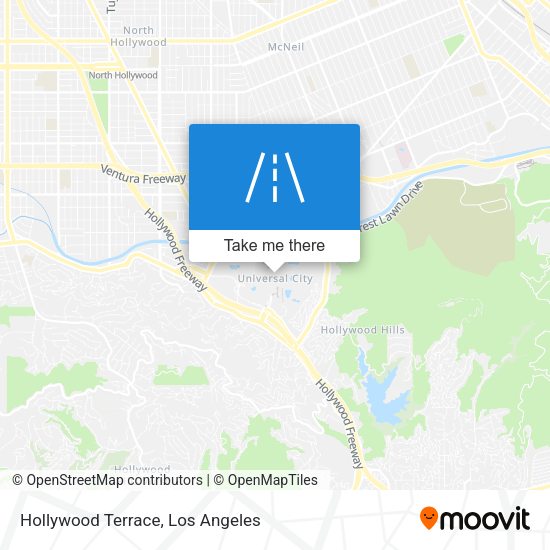 Mapa de Hollywood Terrace