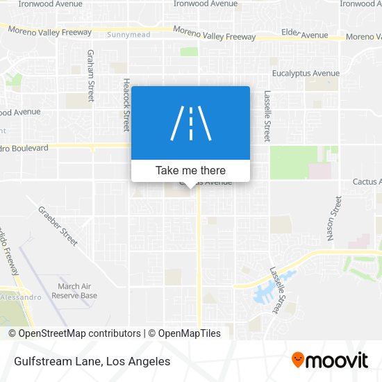 Gulfstream Lane map