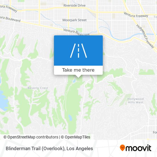 Blinderman Trail (Overlook) map