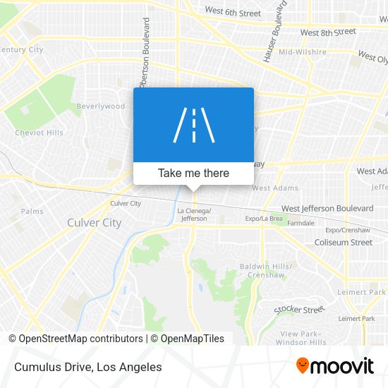 Mapa de Cumulus Drive