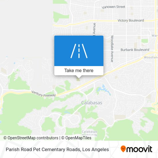 Parish Road Pet Cementary Roads map