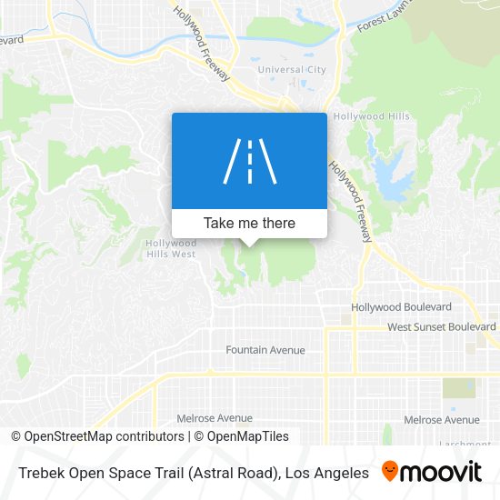 Mapa de Trebek Open Space Trail (Astral Road)