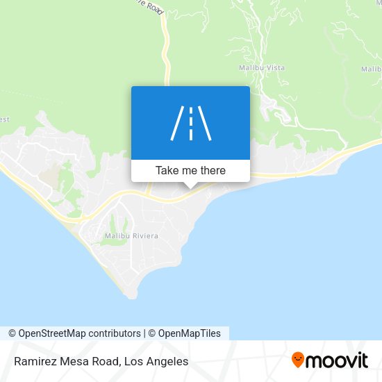 Mapa de Ramirez Mesa Road