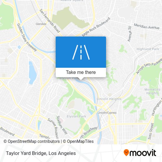 Taylor Yard Bridge map