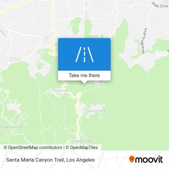 Santa Maria Canyon Trail map