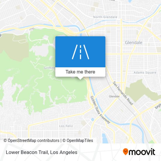Lower Beacon Trail map