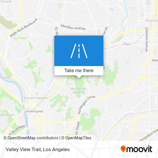 Mapa de Valley View Trail