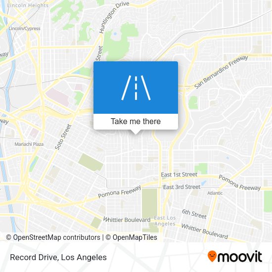 Mapa de Record Drive