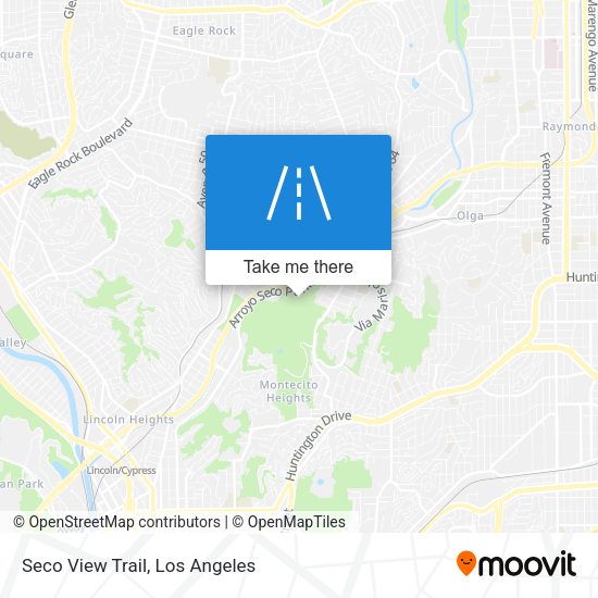Seco View Trail map