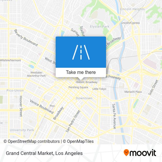 Grand Central Market map