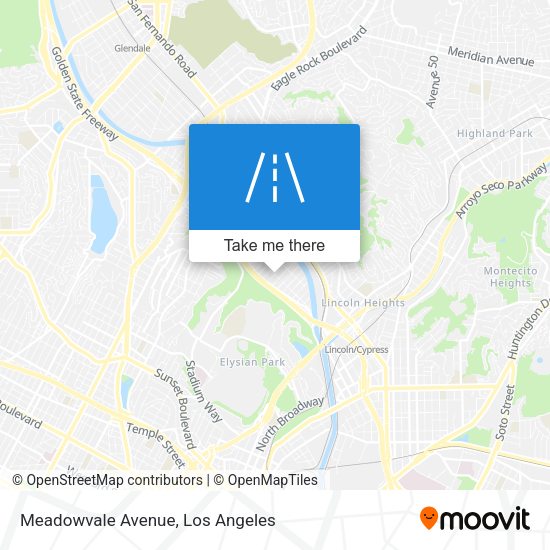 Mapa de Meadowvale Avenue