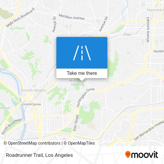 Roadrunner Trail map