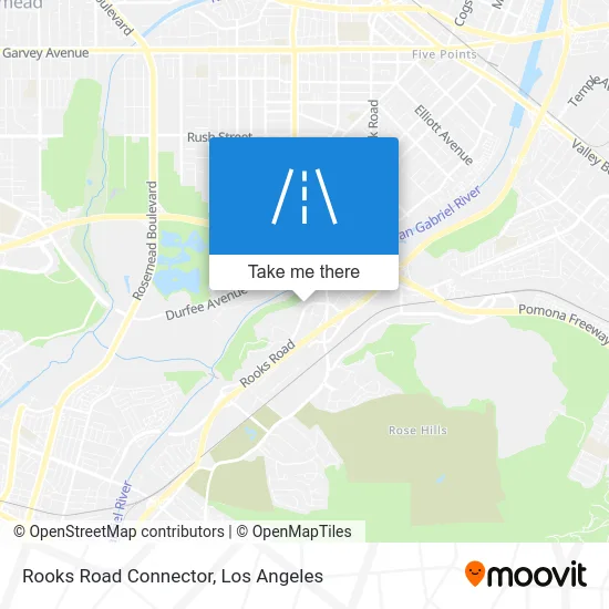 Rooks Road Connector map