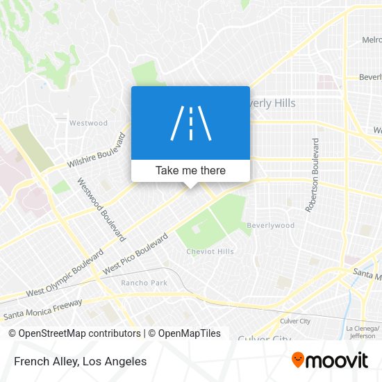 Mapa de French Alley