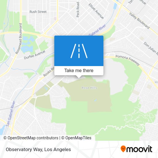 Observatory Way map