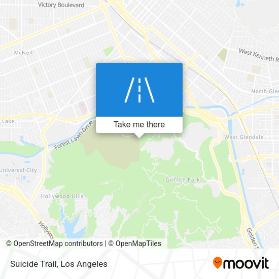 Mapa de Suicide Trail