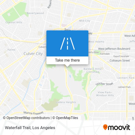 Mapa de Waterfall Trail
