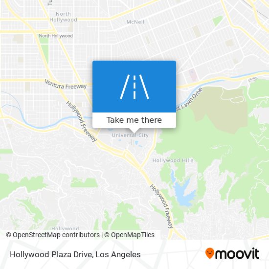 Hollywood Plaza Drive map