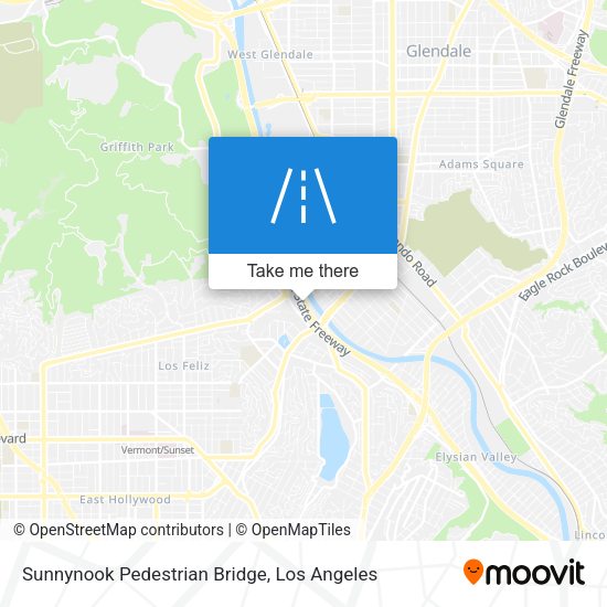 Mapa de Sunnynook Pedestrian Bridge