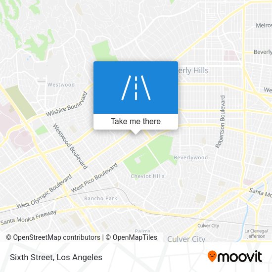 Mapa de Sixth Street