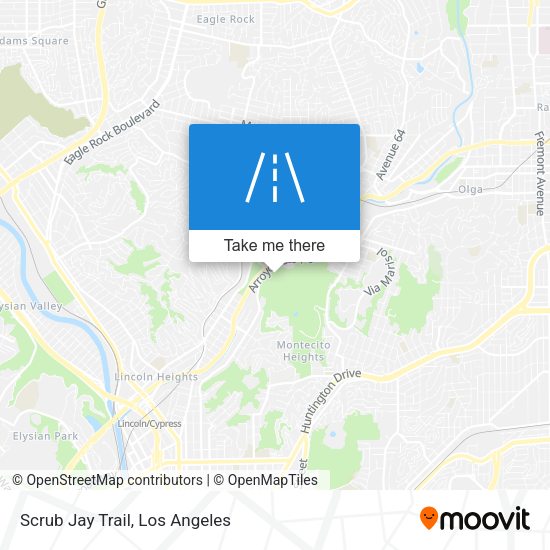 Scrub Jay Trail map