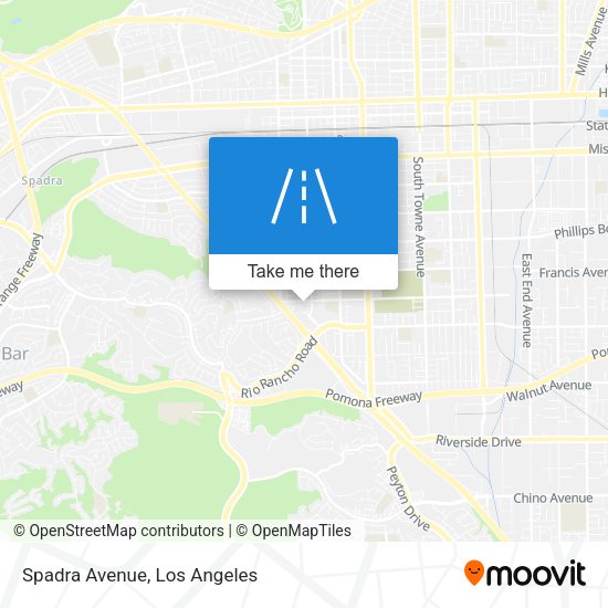 Mapa de Spadra Avenue