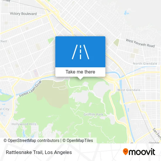 Rattlesnake Trail map