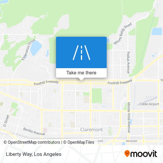 Liberty Way map