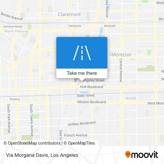 Via Morgana Davis map