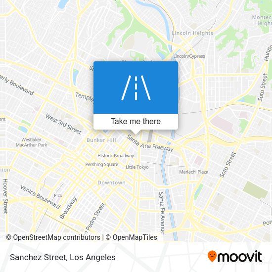 Mapa de Sanchez Street