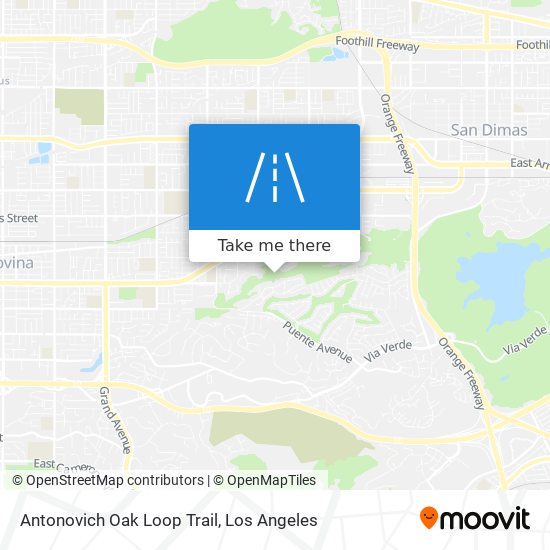 Mapa de Antonovich Oak Loop Trail