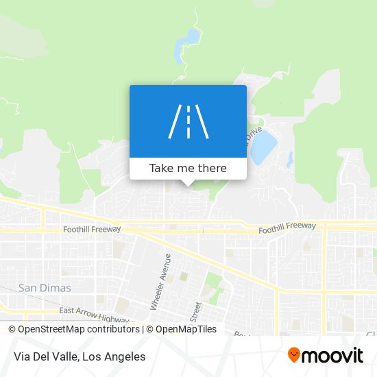 Mapa de Via Del Valle