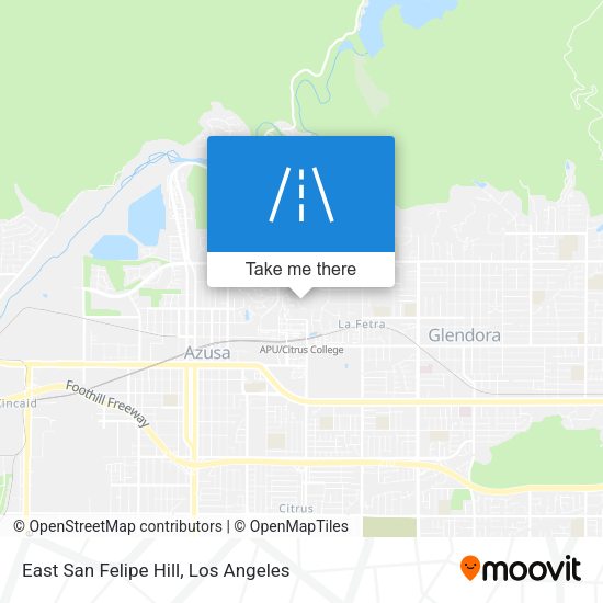 East San Felipe Hill map