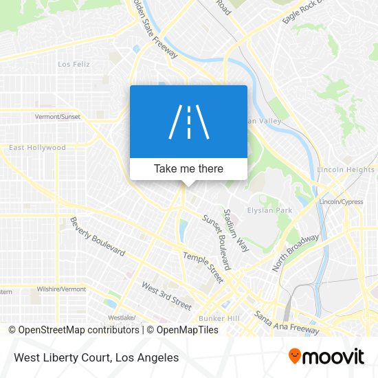 Mapa de West Liberty Court