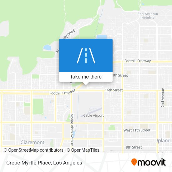 Mapa de Crepe Myrtle Place