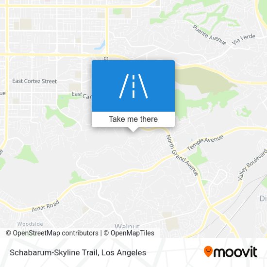 Schabarum-Skyline Trail map