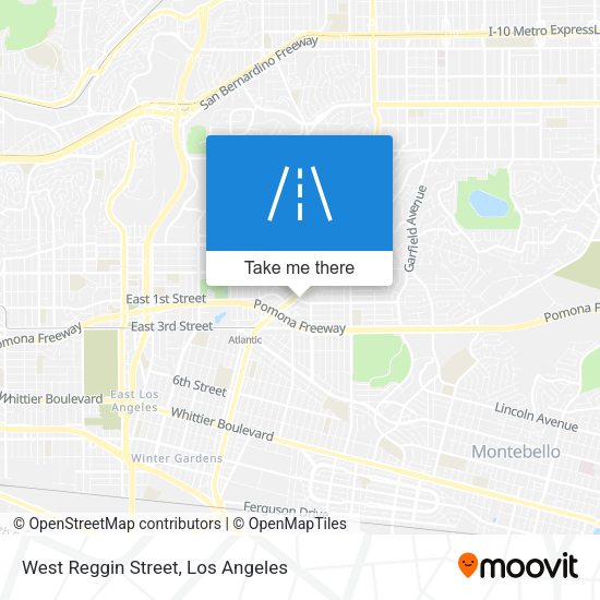 Mapa de West Reggin Street