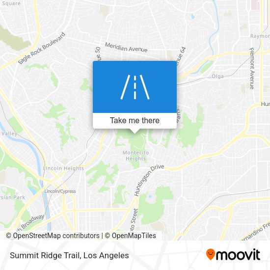 Summit Ridge Trail map
