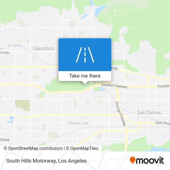 Mapa de South Hills Motorway