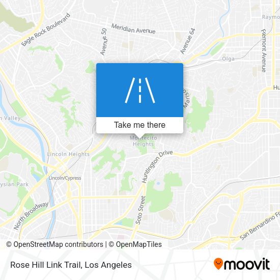 Rose Hill Link Trail map