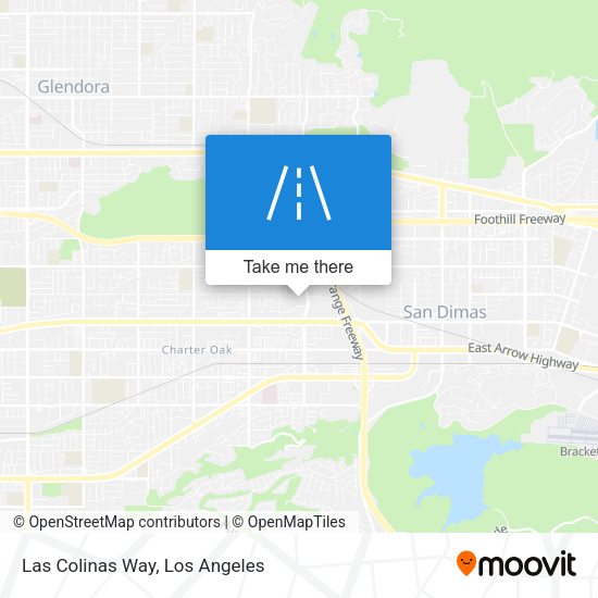 Mapa de Las Colinas Way
