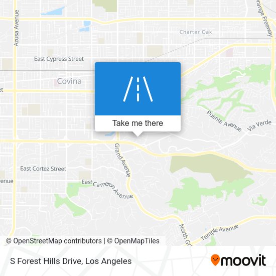S Forest Hills Drive map