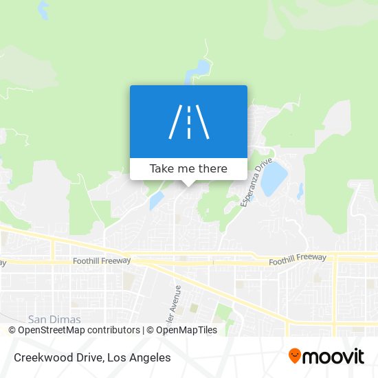 Creekwood Drive map
