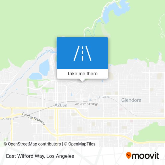 Mapa de East Wilford Way