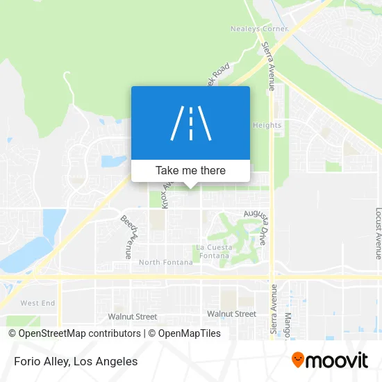 Forio Alley map