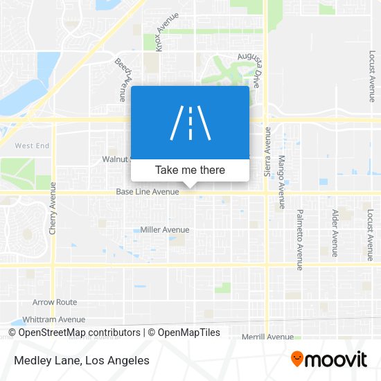 Mapa de Medley Lane
