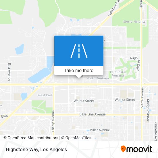 Mapa de Highstone Way