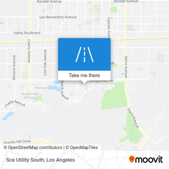 Sce Utility South map