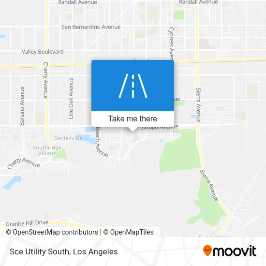 Sce Utility South map